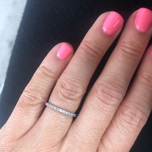 Diamond Band (¼ ct.) in 10k white gold